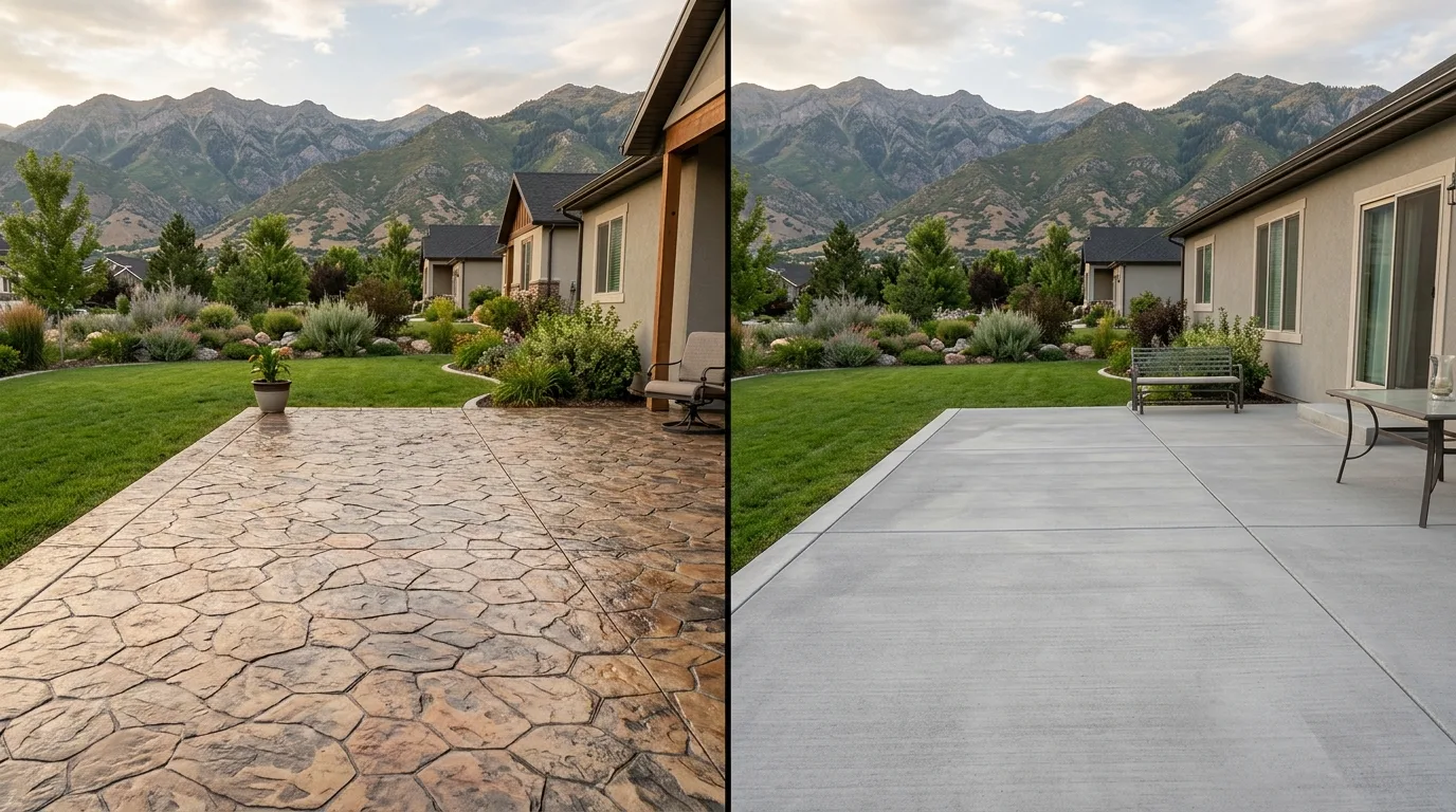 Concrete vs. Asphalt Driveway: Holladay UT